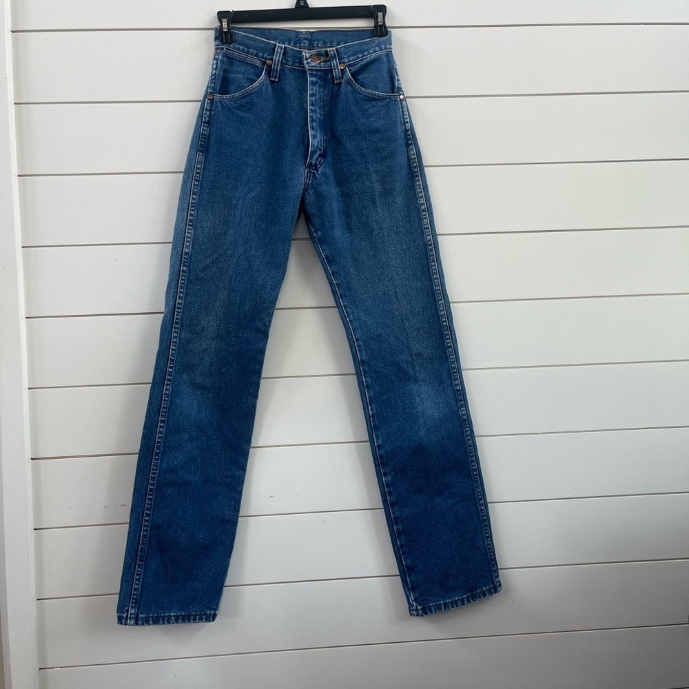 Wrangler Blue Straight-Leg Jeans Classic Denim